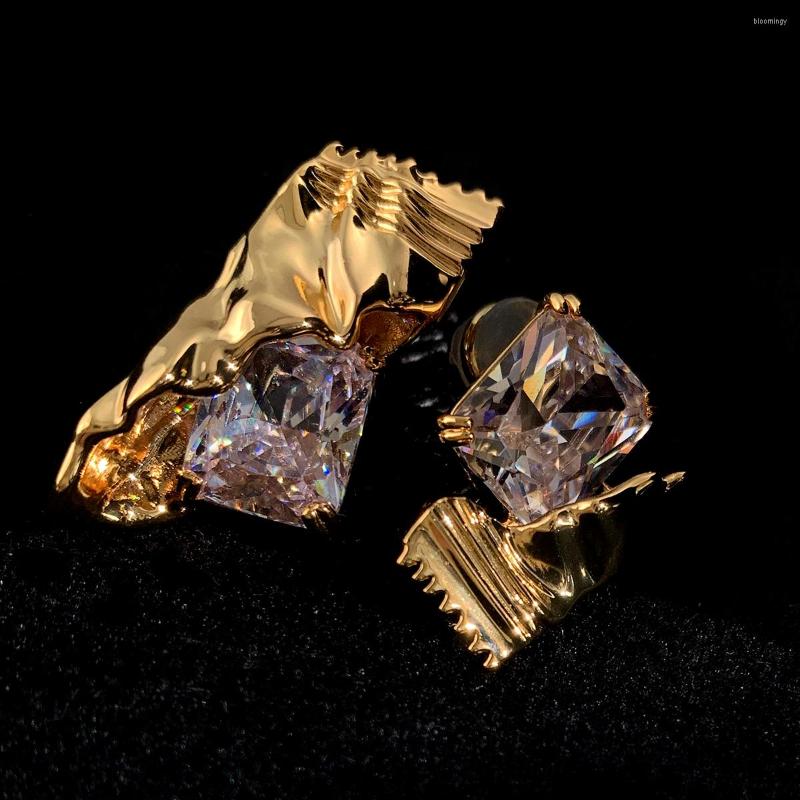 Stud Earrings Original Design Candy Tin Foil Asymmetric Playful Fun 925 Silver Needle Female 
Stud Earrings Original Design Candy Tin Foil Asymmetric Playful Fun 925 Silver Needle Female