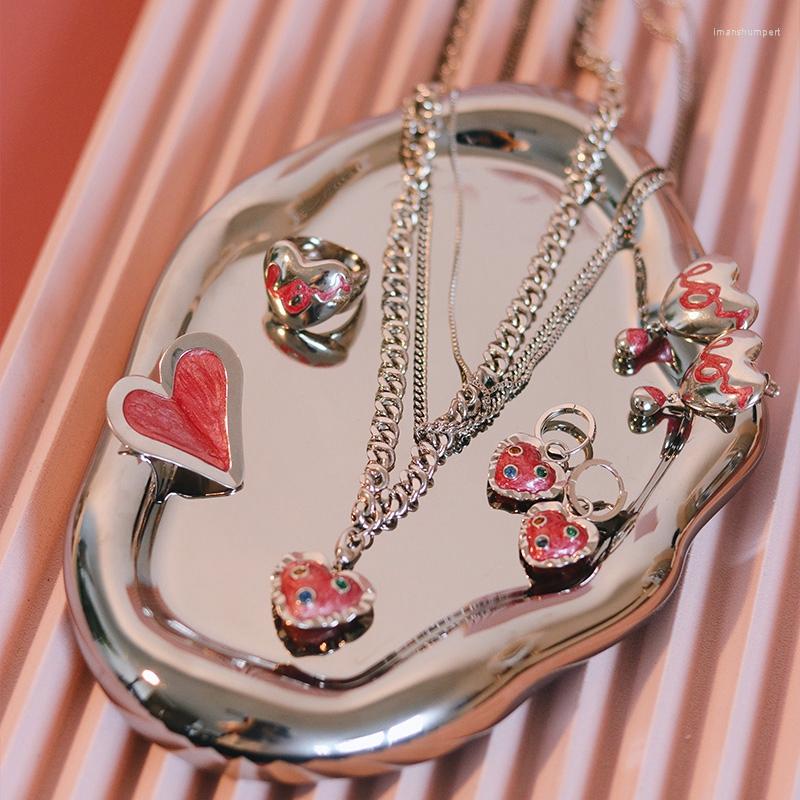 Hoop Earrings MENGJIQIAO Fashion Design Enamel Pink Heart For Women Trendy Colorful Crystal Metal Circle Pendientes Jewelry
Hoop Earrings MENGJIQIAO Fashion Design Enamel Pink Heart For Women Trendy Colorful Crystal Metal Circle Pendientes Jewelry