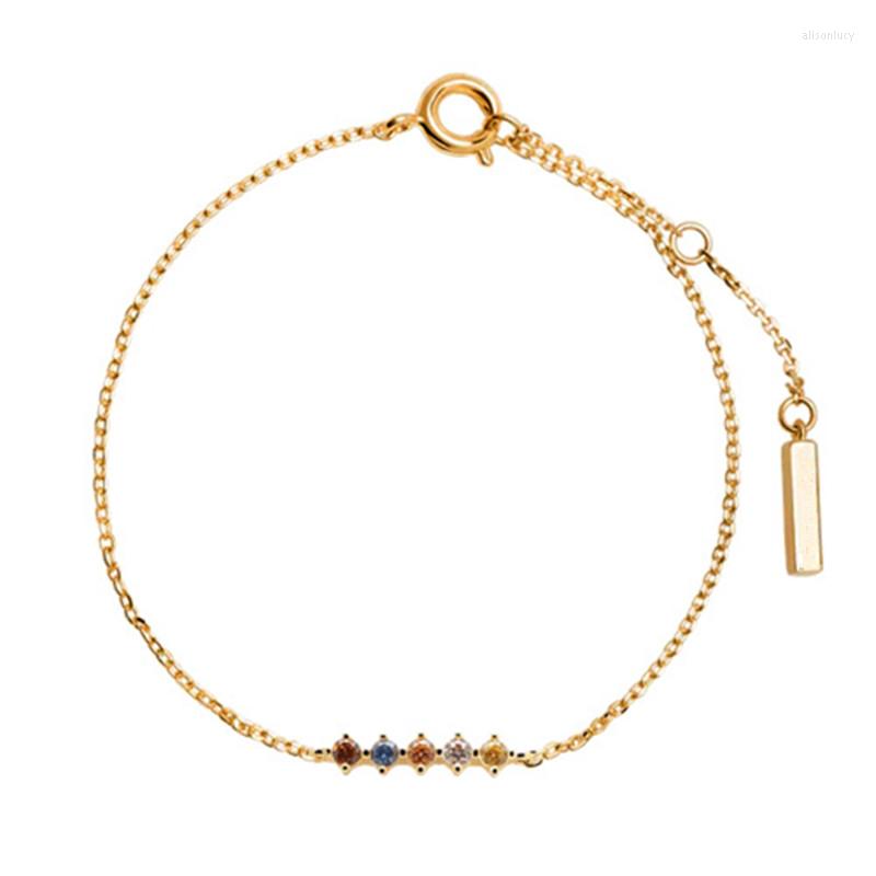 Charm Bracelets Rainbow Crystal Bead Link Chain Bracelet For Women Girls Wedding Party Jewelry Gift Pulseira Sl180
Charm Bracelets Rainbow Crystal Bead Link Chain Bracelet For Women Girls Wedding Party Jewelry Gift Pulseira Sl180