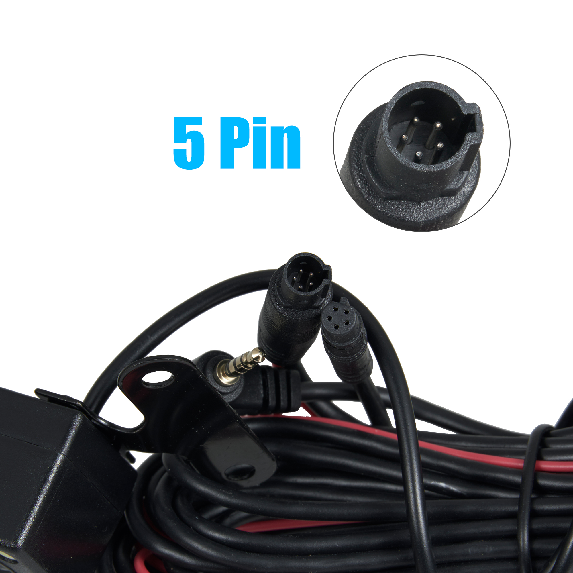 XINMY 5 Pin HD Car Rear View Camera Reverse 4LED Night Vision Video Camera Wide Angle 170 Degree Parking Camera For Car Accessories