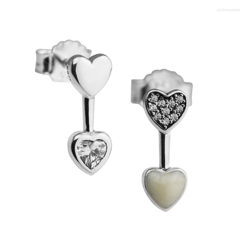 Dangle Earrings 925 Sterling-Silver-Jewelry Hearts Of Love Earring With Yellow Enamel & Clear CZ
Dangle Earrings 925 Sterling-Silver-Jewelry Hearts Of Love Earring With Yellow Enamel & Clear CZ
