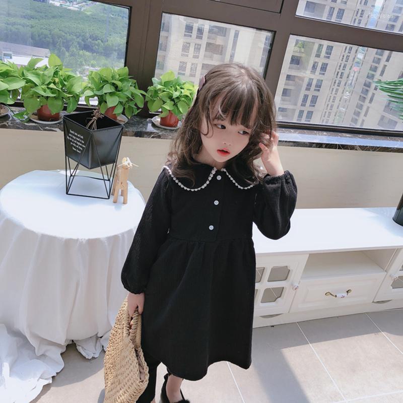 Girl Dresses 1-6 Years Doll Collar Long Sleeve Black Dress For Children Costume Gift School Wear Kids Party Holiday Clothes
Girl Dresses 1-6 Years Doll Collar Long Sleeve Black Dress For Children Costume Gift School Wear Kids Party Holiday Clothes