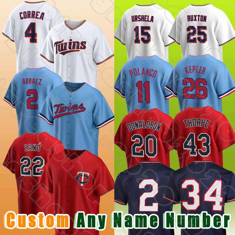 2 Luis Arraez 4 Carlos Correa Baseball Byron Buxton Jerseys Miguel Sano Twins Jorge Polanco Gio Urshela Gary Sanchez Gilberto Celestino Harmon Killebrew Max Kepler, Custom men (s c)
2 Luis Arraez 4 Carlos Correa Baseball Byron Buxton Jerseys Miguel Sano Twins Jorge Polanco Gio Urshela Gary Sanchez Gilberto Celestino Harmon Killebrew Max Kepler, Custom men (s c)