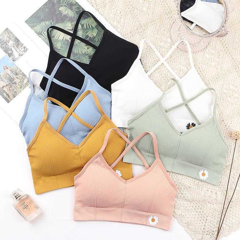 Vest Women Summer Girls Sexy Suspender Vest T-shirt Small daisies Fashion girl Student Cute Underwear, Turquoise
Vest Women Summer Girls Sexy Suspender Vest T-shirt Small daisies Fashion girl Student Cute Underwear, Turquoise