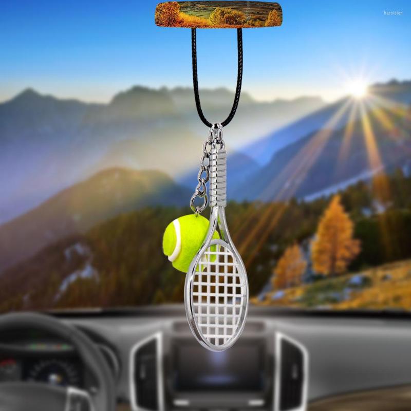 Interior Decorations Car Pendant Creative Tennis Ball Rearview Mirror Decoration Hanging Charm Ornaments Automobiles Cars Accessories Gifts
Interior Decorations Car Pendant Creative Tennis Ball Rearview Mirror Decoration Hanging Charm Ornaments Automobiles Cars Accessories Gifts