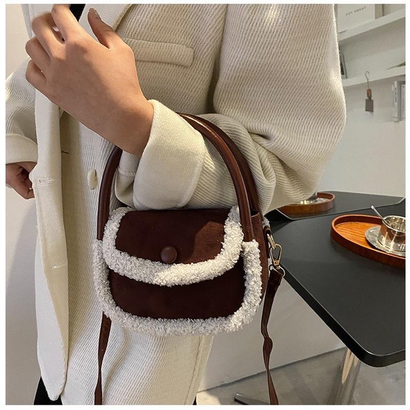 Shoulder Bags Winter Plush PU Bag HBP Female Designer Crossbody For Women Small Square Messenger With Short Handle, Pink
Shoulder Bags Winter Plush PU Bag HBP Female Designer Crossbody For Women Small Square Messenger With Short Handle, Pink