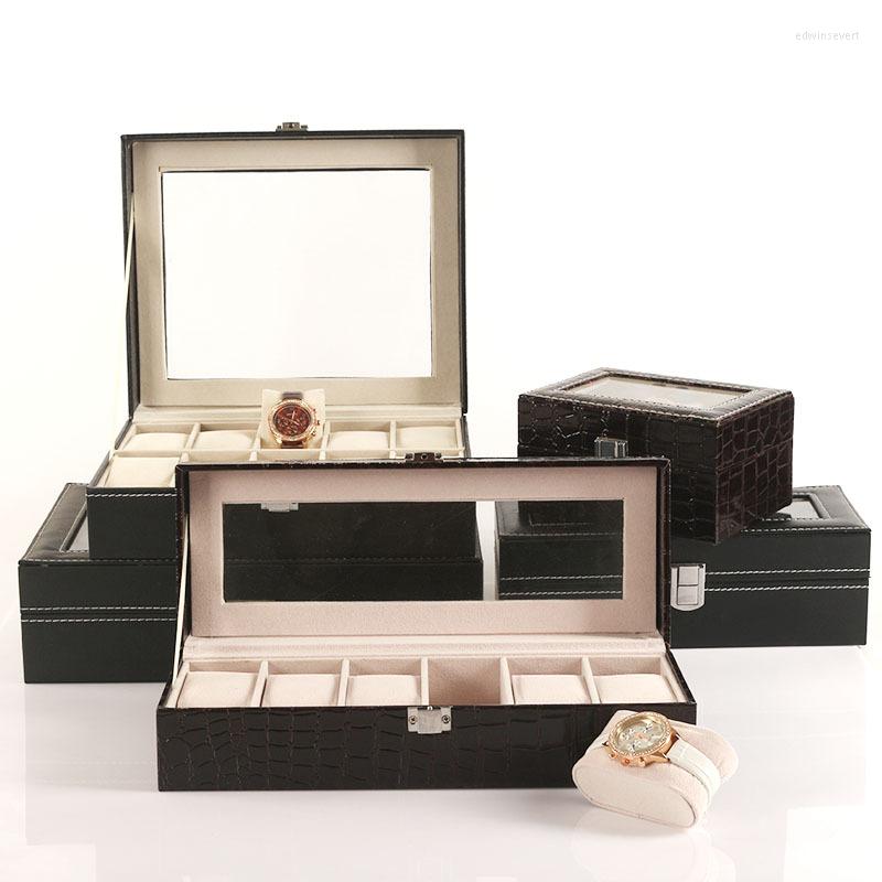 Watch Boxes Grid PU Slot Display Box Organizer Case Jewelry For Watches Gift Cases Accessories
Watch Boxes Grid PU Slot Display Box Organizer Case Jewelry For Watches Gift Cases Accessories