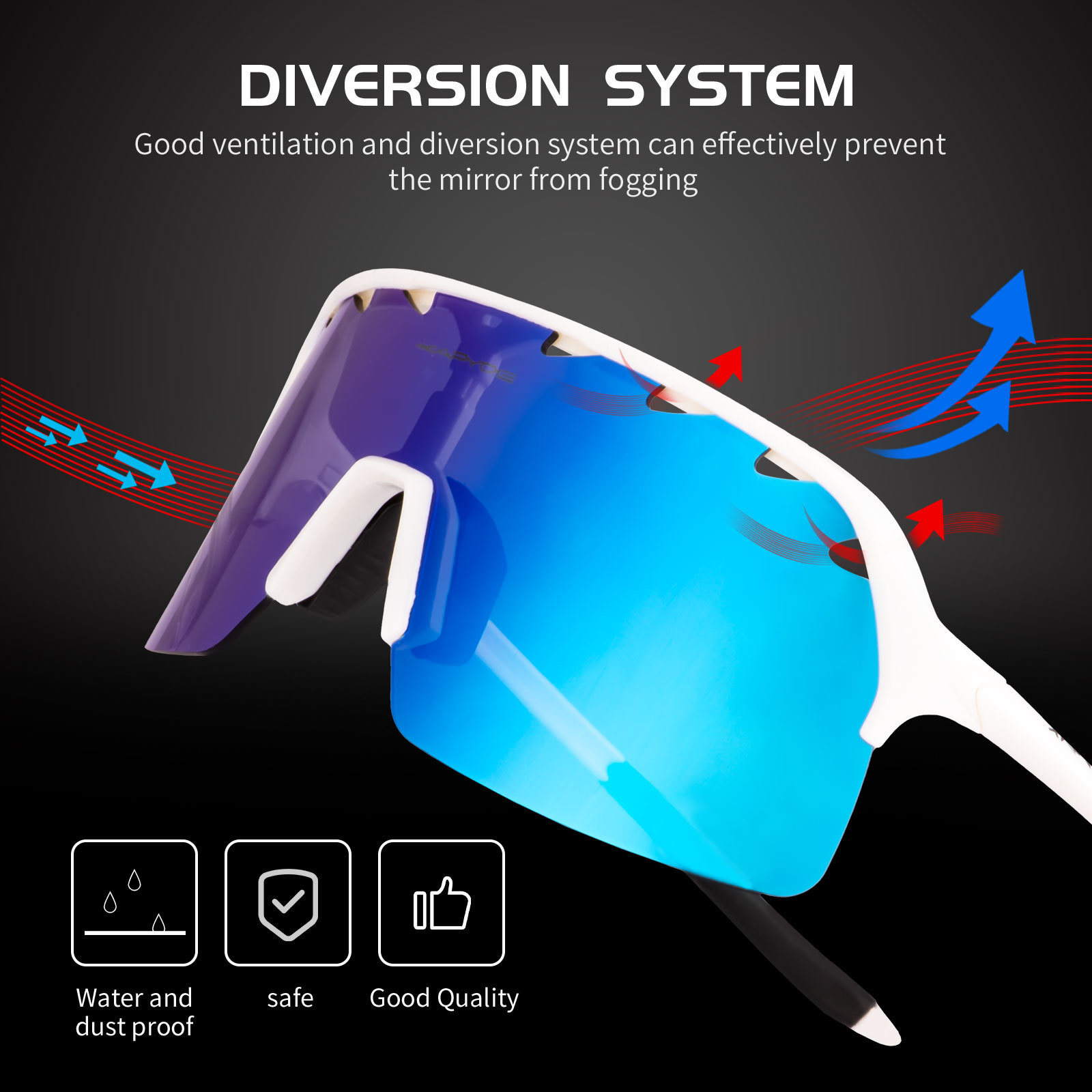 Ski Goggles ski mask skiing glasses snow snowboard men googles women sport sunglasses antifogSki evewear 1lens 221105