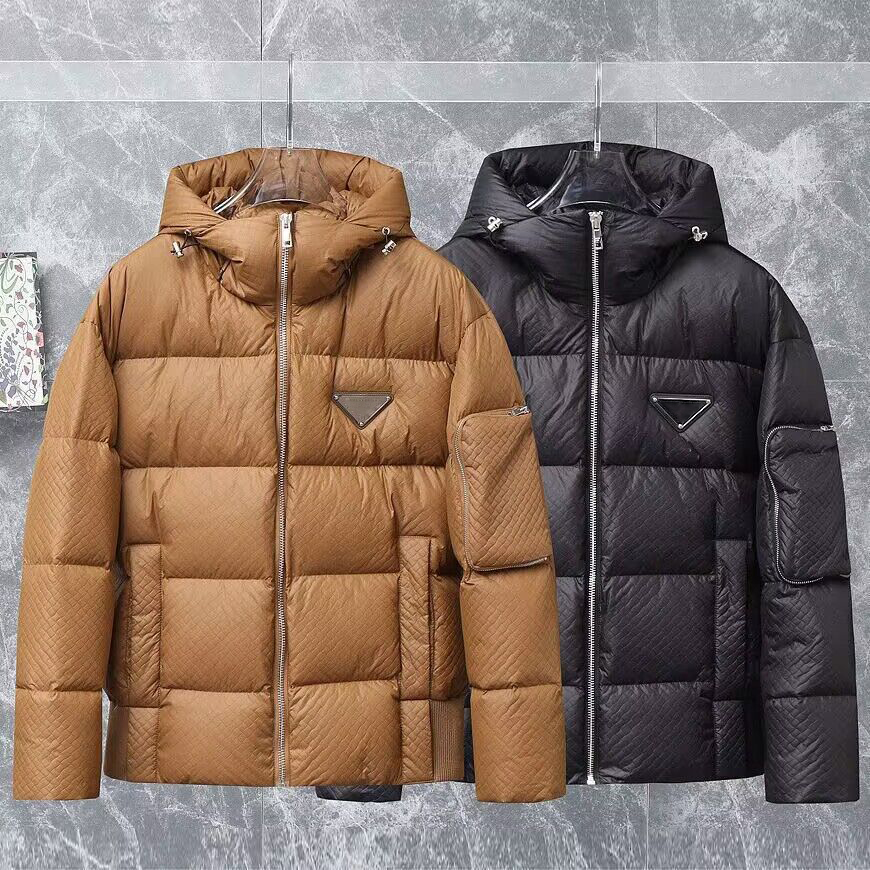 2022 Winter Men's Down Jacket Solid Zip Hoodie Waffle Pattern Windproof Warm Parka Coat Windproof Traingle, Black
2022 Winter Men's Down Jacket Solid Zip Hoodie Waffle Pattern Windproof Warm Parka Coat Windproof Traingle, Black