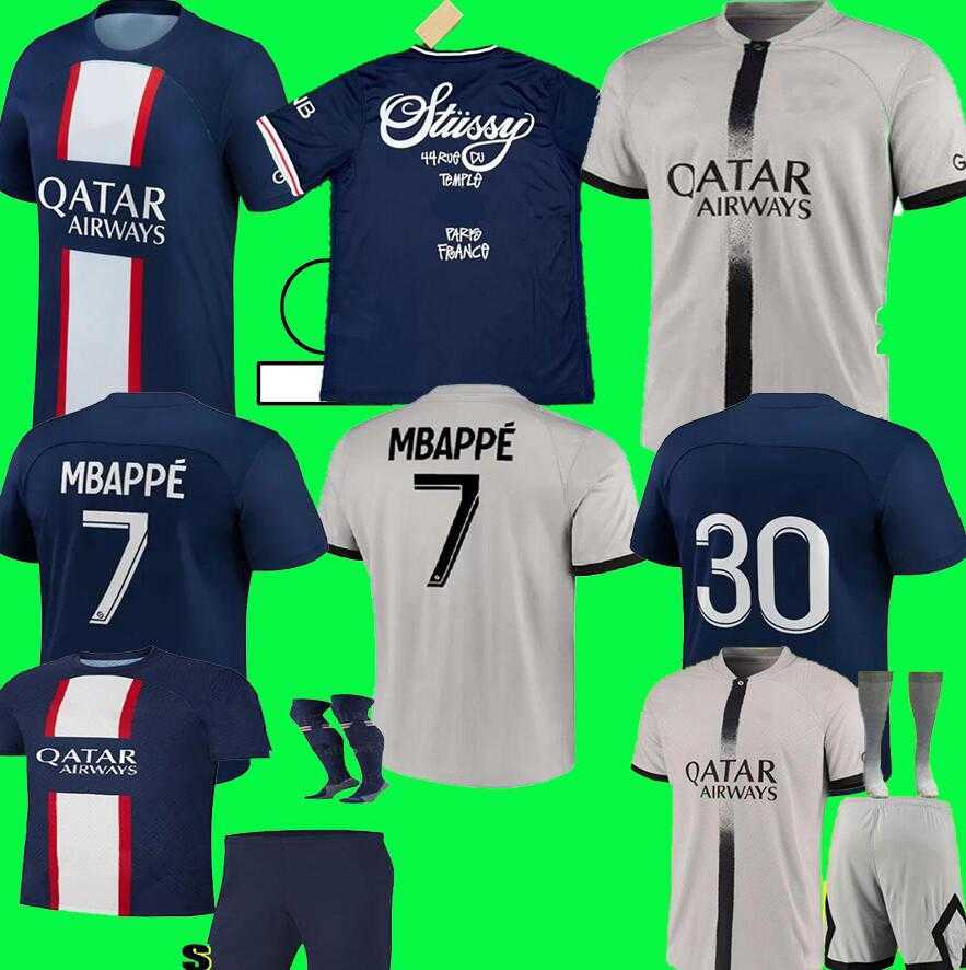 MESSIs kids kit MBAPPE HAKIMI PLAYER soccer jersey SERGIO RAMOS 22 23 Maillots de football 2022 2023 MARQUINHOS VERRATTI pSGS HAKIMI man and, Jointly
MESSIs kids kit MBAPPE HAKIMI PLAYER soccer jersey SERGIO RAMOS 22 23 Maillots de football 2022 2023 MARQUINHOS VERRATTI pSGS HAKIMI man and, Jointly