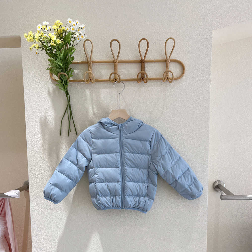 Children's light down jacket Short style boys and girls' children's Super light down jacket for middle and large children
