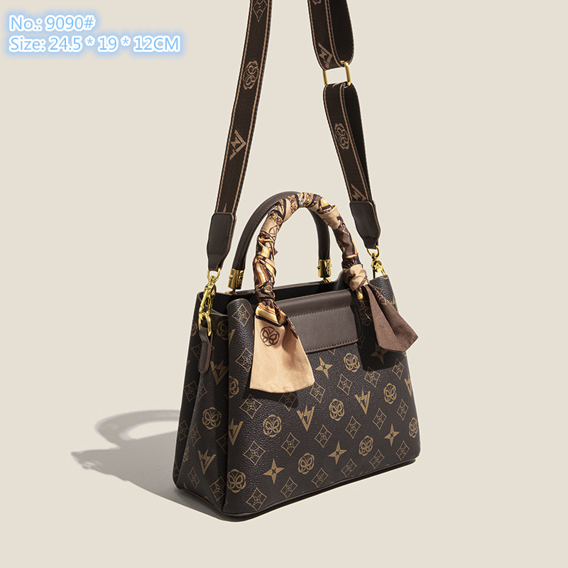 Wholesale ladies shoulder bags classic retro printed tote bag sweet ribbon fashion handbag three-layer interlayer letters contrast western leather backpack, Coffee-9090#
Wholesale ladies shoulder bags classic retro printed tote bag sweet ribbon fashion handbag three-layer interlayer letters contrast western leather backpack, Coffee-9090#