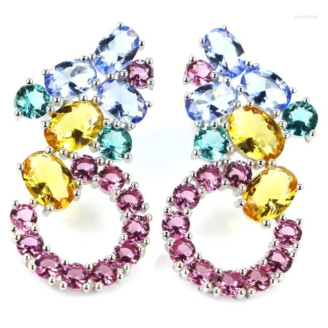 Stud Earrings 30x15mm Gorgeous 5.6g Red Blood Ruby Golden Citrine Blue Aquamarine Violet Tanzanite 925 Solid Sterling Silver
Stud Earrings 30x15mm Gorgeous 5.6g Red Blood Ruby Golden Citrine Blue Aquamarine Violet Tanzanite 925 Solid Sterling Silver