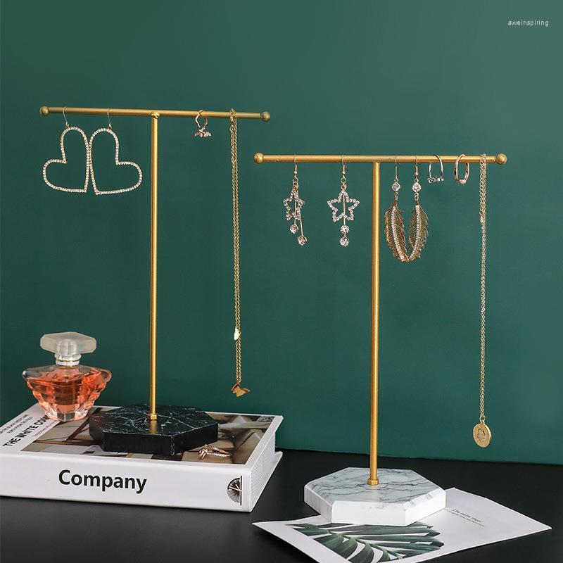 Jewelry Pouches Gold T-shaped Earrings Necklace Ring Display Stand Marbling Base Counter Pendant DIY Organizer Storage Shelf
Jewelry Pouches Gold T-shaped Earrings Necklace Ring Display Stand Marbling Base Counter Pendant DIY Organizer Storage Shelf