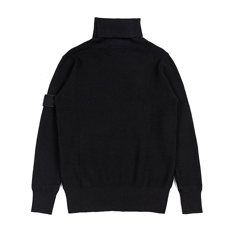 Autumn Winter Men's Sweater Mens Turtleneck Solid Color Pullovers Clothing Male Slim Fit Knitted Sweaters