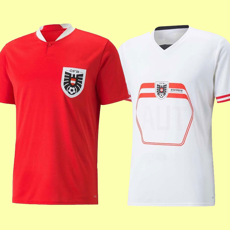 2022 2023 Men kids kit Austria Away soccer jersey 22 23 Home youth child GRBIC ALABA SABITZER GRILLITSCH KALAJDZIC BAUMGARTHER SCHLAGER Football Shirt