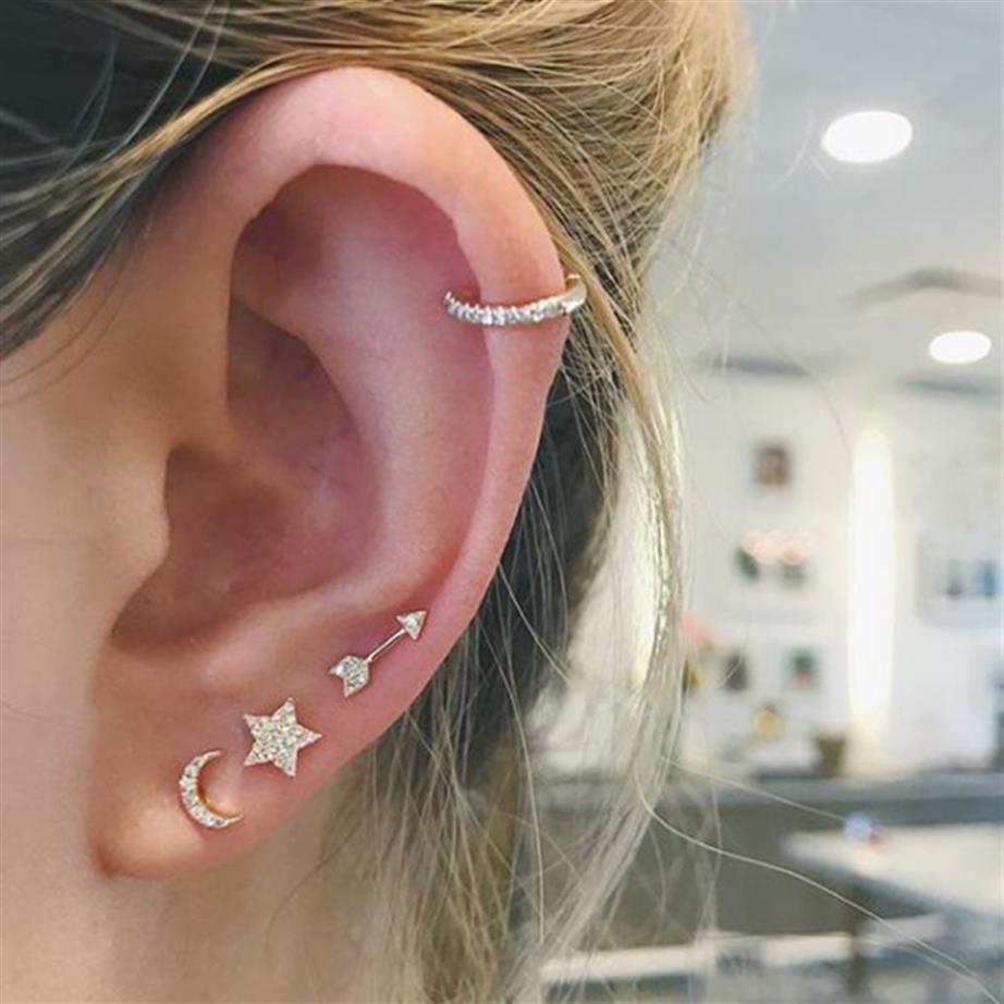 vermeil 925 sterling silver tiny cute moon star stud earring for girl christmas gift Sweet crwon ear cuff dainty jewelry280N
vermeil 925 sterling silver tiny cute moon star stud earring for girl christmas gift Sweet crwon ear cuff dainty jewelry280N