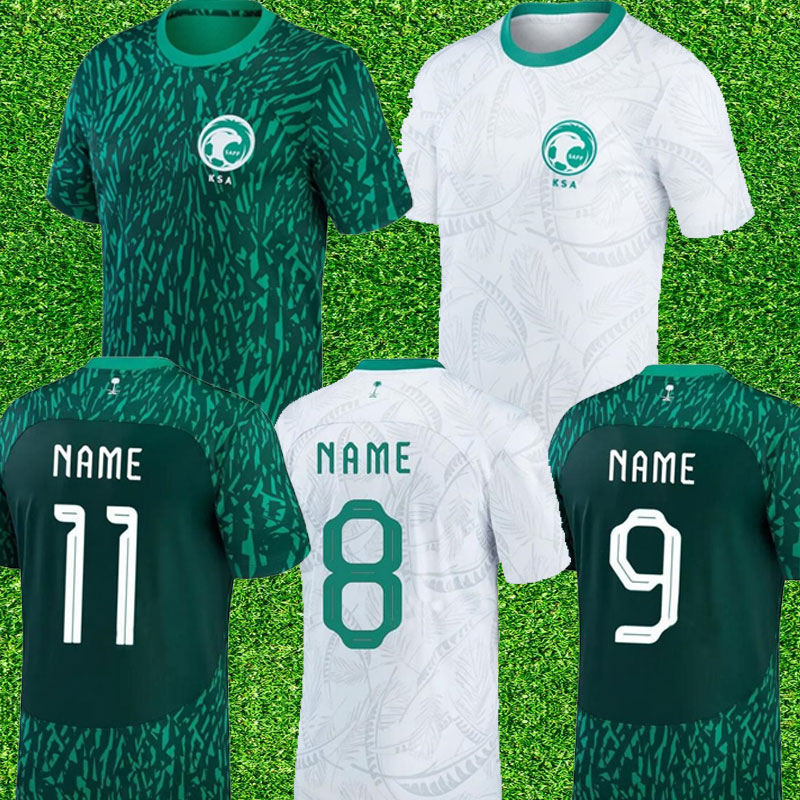 2022 Saudi Arabia soccer jerseys 22 23 world cup national team home away Salem Al Dawsari Abudullah Alhamddan Firas Albirakan Men Kits 2023 football shirt green white, Away+patch
2022 Saudi Arabia soccer jerseys 22 23 world cup national team home away Salem Al Dawsari Abudullah Alhamddan Firas Albirakan Men Kits 2023 football shirt green white, Away+patch