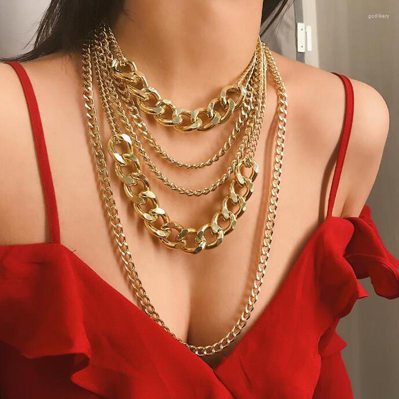 Choker 2022 Women Fashion Necklace Collar Pendants Trendy Chunky Gold Metal Chain Multiple Layers Statement Jewelry
Choker 2022 Women Fashion Necklace Collar Pendants Trendy Chunky Gold Metal Chain Multiple Layers Statement Jewelry