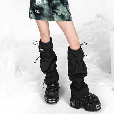 Socks Hosiery New Spring Autumn Hot Girl Punk Harajuku Reflective Drawstring Black White Mechanical Handmade Leg Cover T221107
Socks Hosiery New Spring Autumn Hot Girl Punk Harajuku Reflective Drawstring Black White Mechanical Handmade Leg Cover T221107