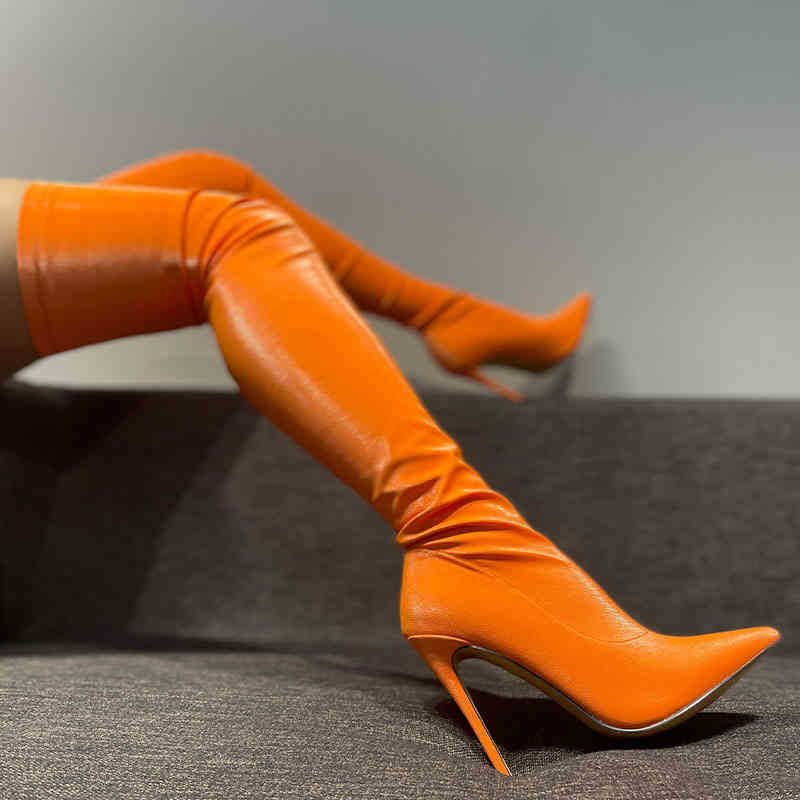 Boots Arden Furtado Spring Autumn Women Pointed Toe Stilettos High Heels 12cm Fashion Sexy Green orange Stretch Big Size 43 45 220906, Blue
Boots Arden Furtado Spring Autumn Women Pointed Toe Stilettos High Heels 12cm Fashion Sexy Green orange Stretch Big Size 43 45 220906, Blue