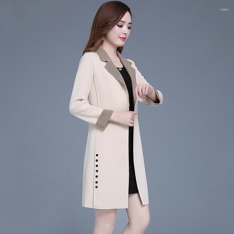 Women's Trench Coats Coat Female 2022 Spring Autumn Khaki Beige Slim Women Windbreaker Fashion Mid-Long Outerwear Casaco Feminino
Women's Trench Coats Coat Female 2022 Spring Autumn Khaki Beige Slim Women Windbreaker Fashion Mid-Long Outerwear Casaco Feminino
