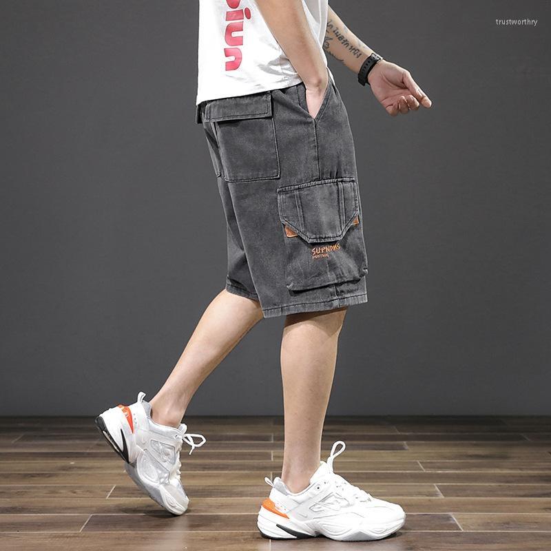 Men's Shorts Summer Men Jeans Cargo Fashion Casual Elasticated Waist Stretch Big Pocket Cropped Jean Male Brand -40, Black
Men's Shorts Summer Men Jeans Cargo Fashion Casual Elasticated Waist Stretch Big Pocket Cropped Jean Male Brand -40, Black