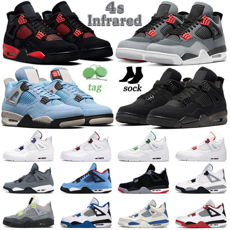 Newest 4s Infrared Jumpman Men Basketball Shoes 4 Red Thunder Black Cat Bred Cool Grey University Blue White Oreo Neon Wild Things Mens
Newest 4s Infrared Jumpman Men Basketball Shoes 4 Red Thunder Black Cat Bred Cool Grey University Blue White Oreo Neon Wild Things Mens