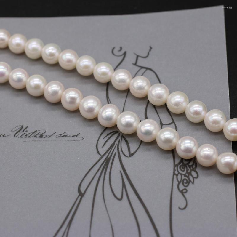 Beads High Quality Natural Freshwater Pearl White Round Loose Pearls For DIY Charm Bracelet Necklace Jewelry Accessories Making
Beads High Quality Natural Freshwater Pearl White Round Loose Pearls For DIY Charm Bracelet Necklace Jewelry Accessories Making