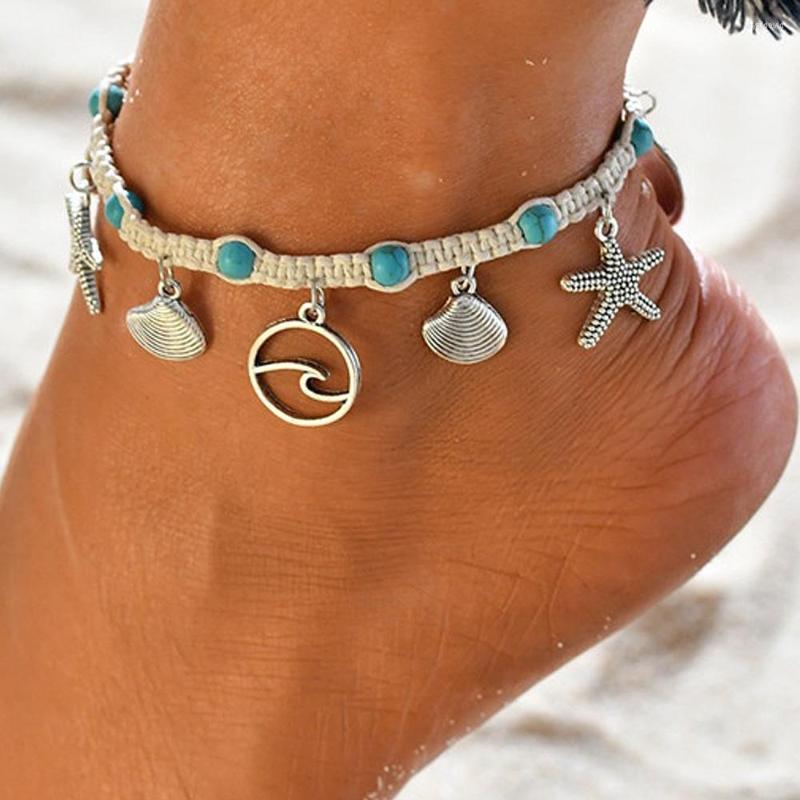Anklets Bohemian Shell Beads Starfish Pendant For Women Beach Anklet Leg Bracelet Handmade Foot Chain Jewelry Sandals Gifts
Anklets Bohemian Shell Beads Starfish Pendant For Women Beach Anklet Leg Bracelet Handmade Foot Chain Jewelry Sandals Gifts
