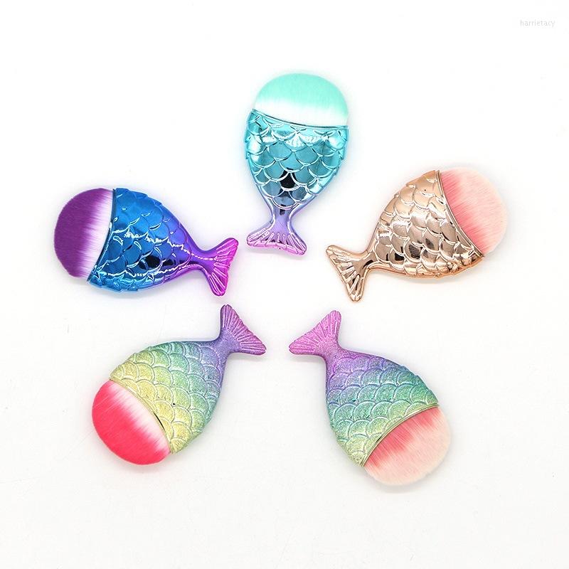 Makeup Brushes Joact Mermaid Foundation Brush Blush Gradient Fishtail Portable Five Colors Optional
Makeup Brushes Joact Mermaid Foundation Brush Blush Gradient Fishtail Portable Five Colors Optional