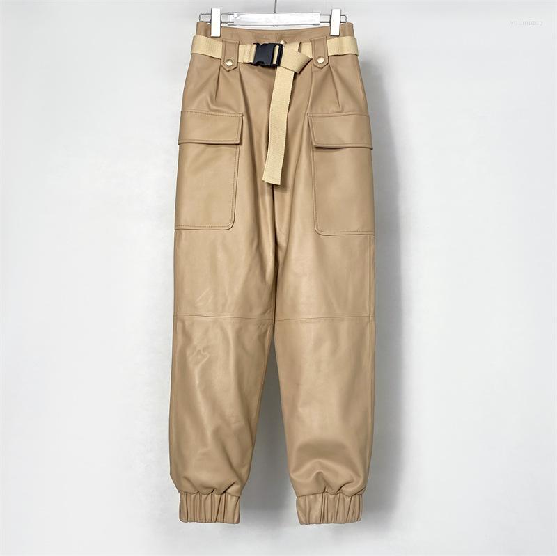 Men's Pants Genuine Leather For Autumn And Winter 2022 Casual Contrast Workwear Large Pockets Corset Leggings Skinny Sheepskin Slacks, Black
Men's Pants Genuine Leather For Autumn And Winter 2022 Casual Contrast Workwear Large Pockets Corset Leggings Skinny Sheepskin Slacks, Black