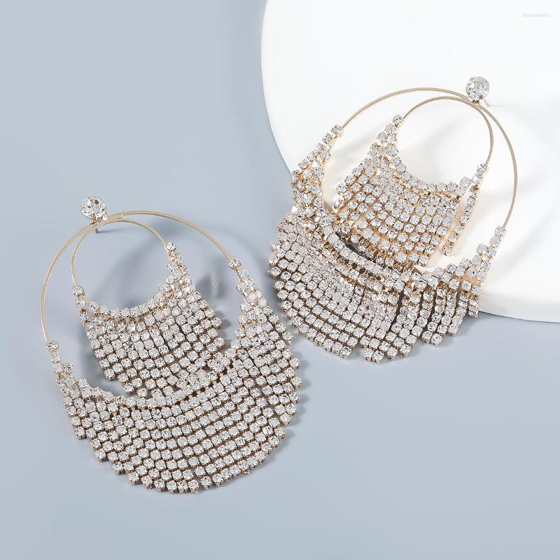 Dangle Earrings Fashion Metal Multilayer Round Rhinestone Tassel Women's Creative Party Accessories
Dangle Earrings Fashion Metal Multilayer Round Rhinestone Tassel Women's Creative Party Accessories