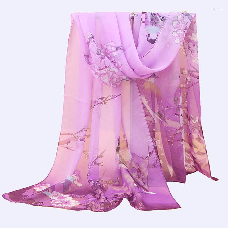 Scarves Korean Summer Printed Silk Scarf Translucent Ultra Thin Breathable Soft Chiffon Fashion Long Travel Beach Women's Shawl B66
Scarves Korean Summer Printed Silk Scarf Translucent Ultra Thin Breathable Soft Chiffon Fashion Long Travel Beach Women's Shawl B66