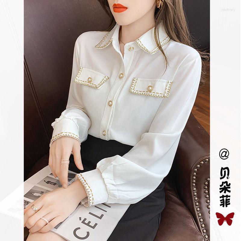 Women' Blouses French Style Top Women' Design White Shirt Autumn 2022 Chiffon Blouse Long Sleeve Puff Sweetshirts For Women, Beige
Women' Blouses French Style Top Women' Design White Shirt Autumn 2022 Chiffon Blouse Long Sleeve Puff Sweetshirts For Women, Beige