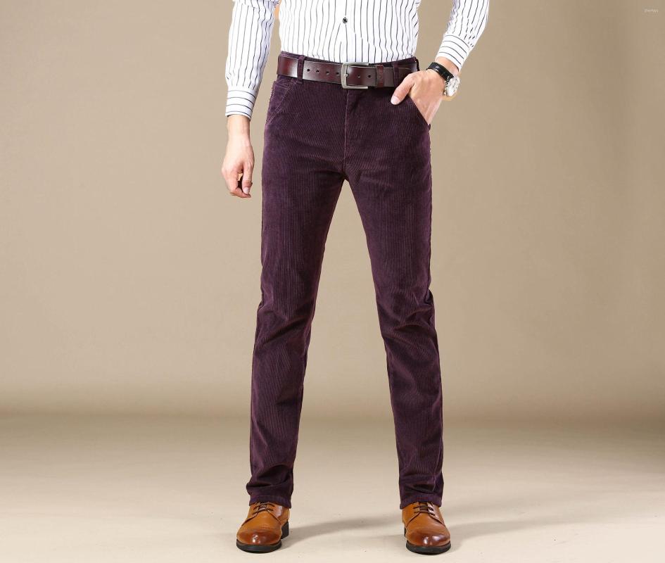 Men's Pants Autumn Men High Waist Loose Corduroy Business Casual Straight Elastic Trousers Middle-aged, Burgundy
Men's Pants Autumn Men High Waist Loose Corduroy Business Casual Straight Elastic Trousers Middle-aged, Burgundy