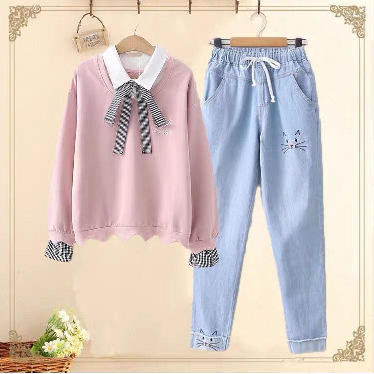 Women's Tracksuits Women 2022 Spring Autumn Fashion Sweet Casual Suit Female Sweatshirts Elastic Waist Pants 2 Piece Set Top And Trousers, White lj light huxim
Women's Tracksuits Women 2022 Spring Autumn Fashion Sweet Casual Suit Female Sweatshirts Elastic Waist Pants 2 Piece Set Top And Trousers, White lj light huxim