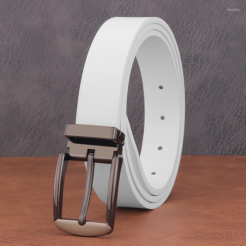 Belts Designer Men High Quality Pin Buckle Genuine Leather Cowboys Cintos Masculinos White 2.8cm Wide Casual Youngceinture Homme
Belts Designer Men High Quality Pin Buckle Genuine Leather Cowboys Cintos Masculinos White 2.8cm Wide Casual Youngceinture Homme