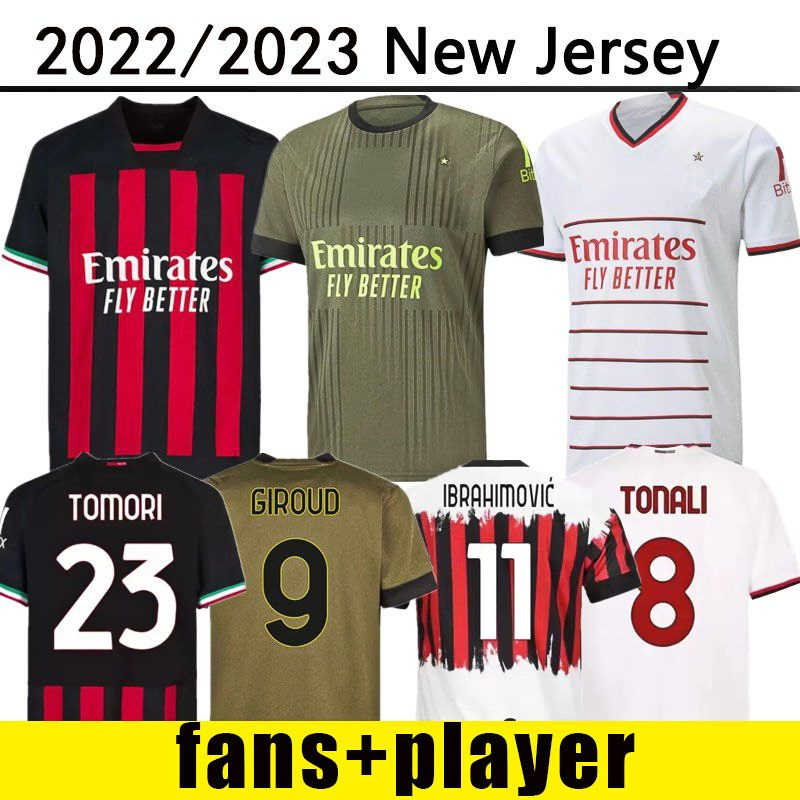 22 23 IBRAHIMOVIC fans player version soccer jerseys 4TH GIROUD jersey PAQUETA ROMAGNOLI BRAHI THEO MILAN football shirt HERNANDEZ maillot DIAZ Ac Milans 1108
22 23 IBRAHIMOVIC fans player version soccer jerseys 4TH GIROUD jersey PAQUETA ROMAGNOLI BRAHI THEO MILAN football shirt HERNANDEZ maillot DIAZ Ac Milans 1108