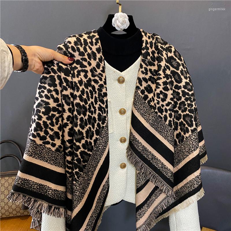 Scarves Fashion Leopard Print Winter Shawl Women Scarf Thick Wram And Wraps Pashmina Bufanda Casual Blanket Poncho Stoles Echarpe
Scarves Fashion Leopard Print Winter Shawl Women Scarf Thick Wram And Wraps Pashmina Bufanda Casual Blanket Poncho Stoles Echarpe