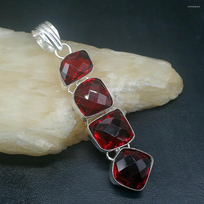 Pendant Necklaces Gemstonefactory Jewelry Big Promotion 925 Silver Wedding Gemstone Red Garnet Women Ladies Gifts Necklace 1245
Pendant Necklaces Gemstonefactory Jewelry Big Promotion 925 Silver Wedding Gemstone Red Garnet Women Ladies Gifts Necklace 1245