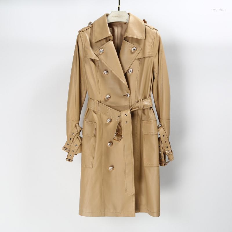 Women' Leather Genuine Jacket Women Clothing Sheepskin Fashion Trench Coat Ladies Long Casual Belt Windbreaker Female Lq, Black
Women' Leather Genuine Jacket Women Clothing Sheepskin Fashion Trench Coat Ladies Long Casual Belt Windbreaker Female Lq, Black
