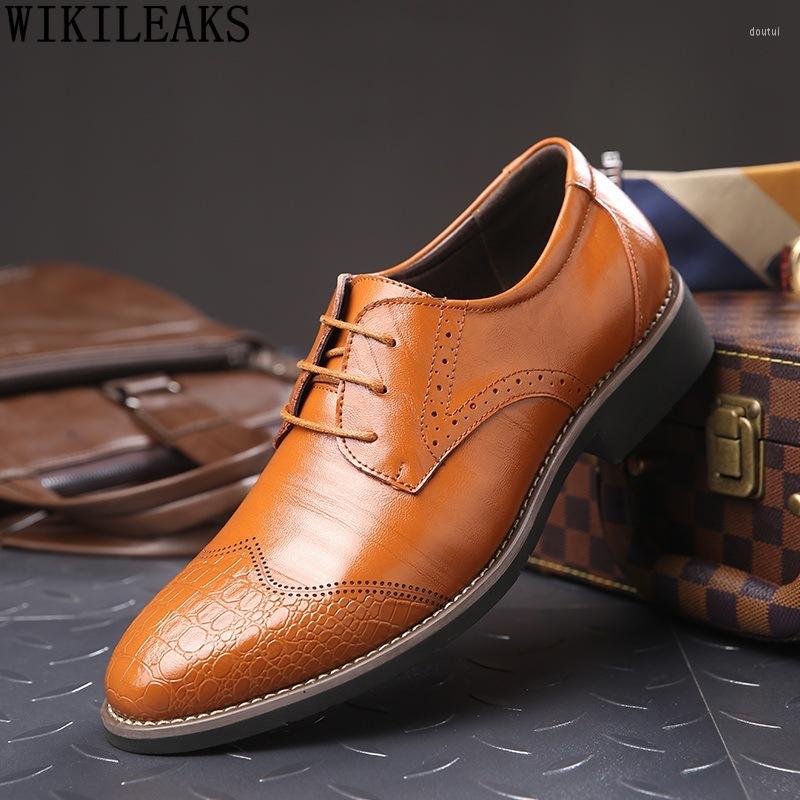 Dress Shoes Formal Crocodile Brogue Men Luxury Leather Fashion Party For Zapatos De Vestir Los Hombres, Black
Dress Shoes Formal Crocodile Brogue Men Luxury Leather Fashion Party For Zapatos De Vestir Los Hombres, Black