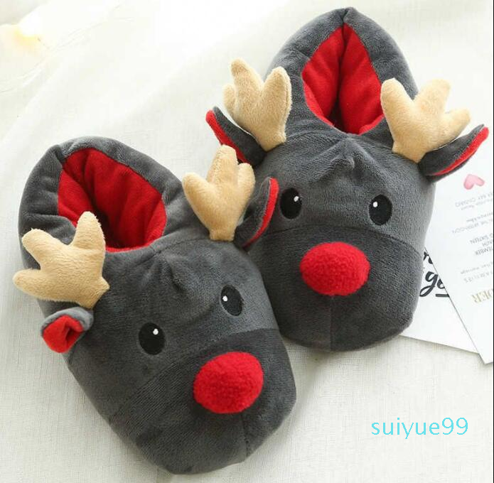Designer -Casual Shoes Autumn and winter Super Soft Velvet Christmas deer shoes cute funny plush cotton slippers, Gray
Designer -Casual Shoes Autumn and winter Super Soft Velvet Christmas deer shoes cute funny plush cotton slippers, Gray