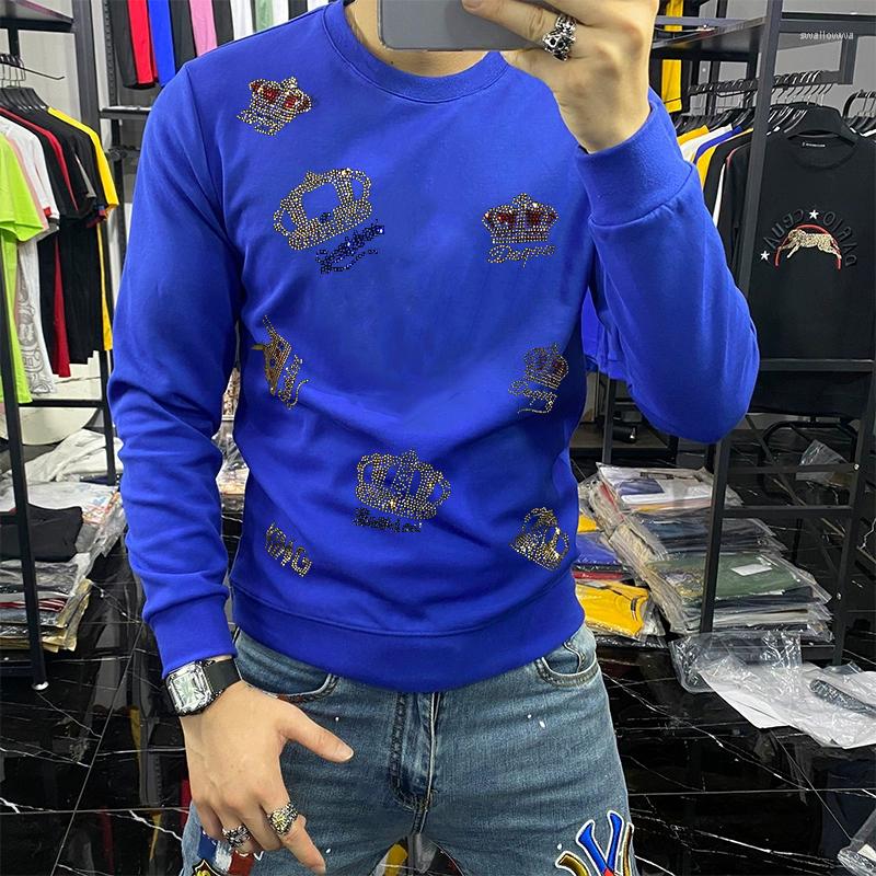Men's Hoodies Luxury Drilling Men's Style Fashion Crew Neck Casual Crown Brand Streetwear Sweatshirts Quick Send, As shown asian size
Men's Hoodies Luxury Drilling Men's Style Fashion Crew Neck Casual Crown Brand Streetwear Sweatshirts Quick Send, As shown asian size