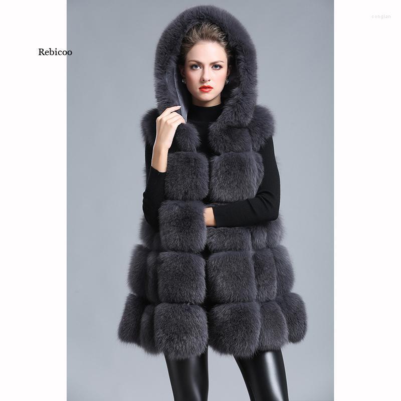 Women's Fur Female Coat Winter Faux Jacket Women Fashion High Quality Solid Middle Length Hood Warm Soft Outwear Vest, Red
Women's Fur Female Coat Winter Faux Jacket Women Fashion High Quality Solid Middle Length Hood Warm Soft Outwear Vest, Red