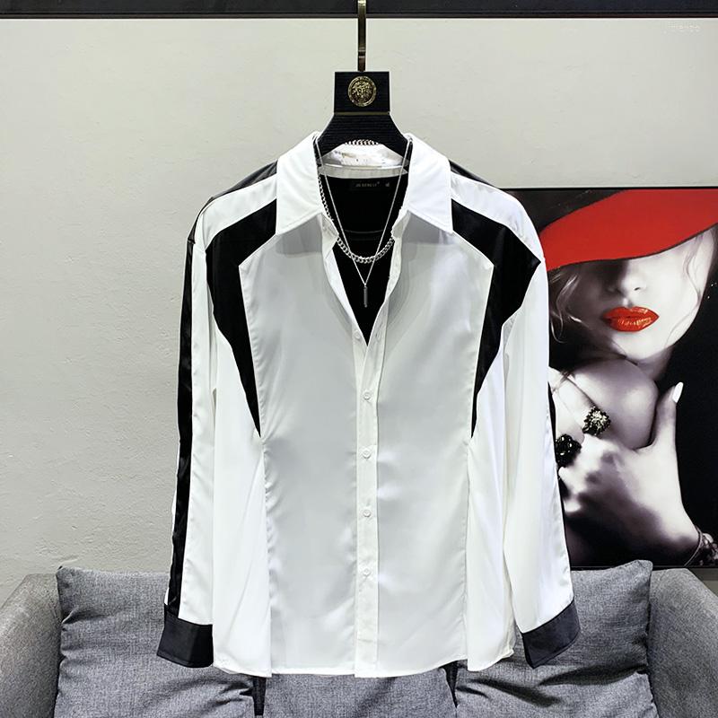Men's Casual Shirts Bn831 Fashion Men's 2022 Runway Luxury European Design Party Style Clothing, White
Men's Casual Shirts Bn831 Fashion Men's 2022 Runway Luxury European Design Party Style Clothing, White
