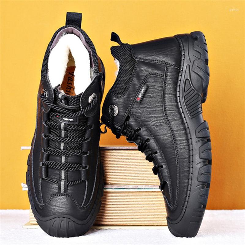 Boots Men Snow 2022 Winter Warm Leather High Top Men's Shoes Large Size Wool Retro Casual Botas Hombre, Black
Boots Men Snow 2022 Winter Warm Leather High Top Men's Shoes Large Size Wool Retro Casual Botas Hombre, Black
