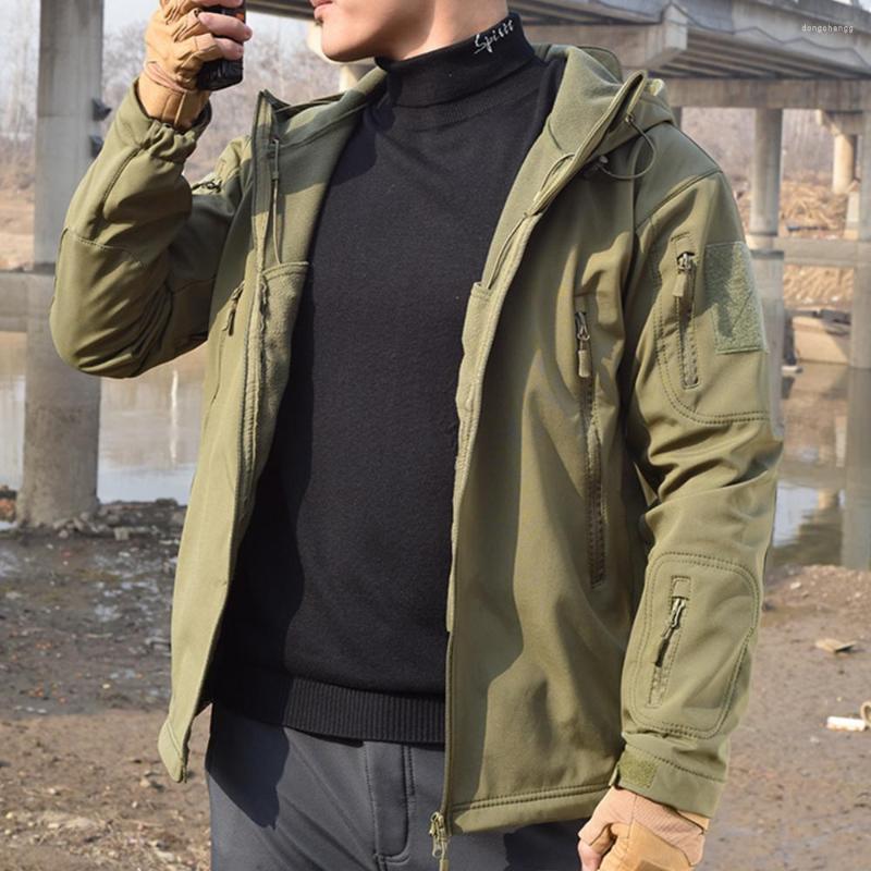 Men's Vests Men Long Sleeve Camouflage Thick Zipper Windbreaker Windproof Hood Jacket Coat, Army green
Men's Vests Men Long Sleeve Camouflage Thick Zipper Windbreaker Windproof Hood Jacket Coat, Army green