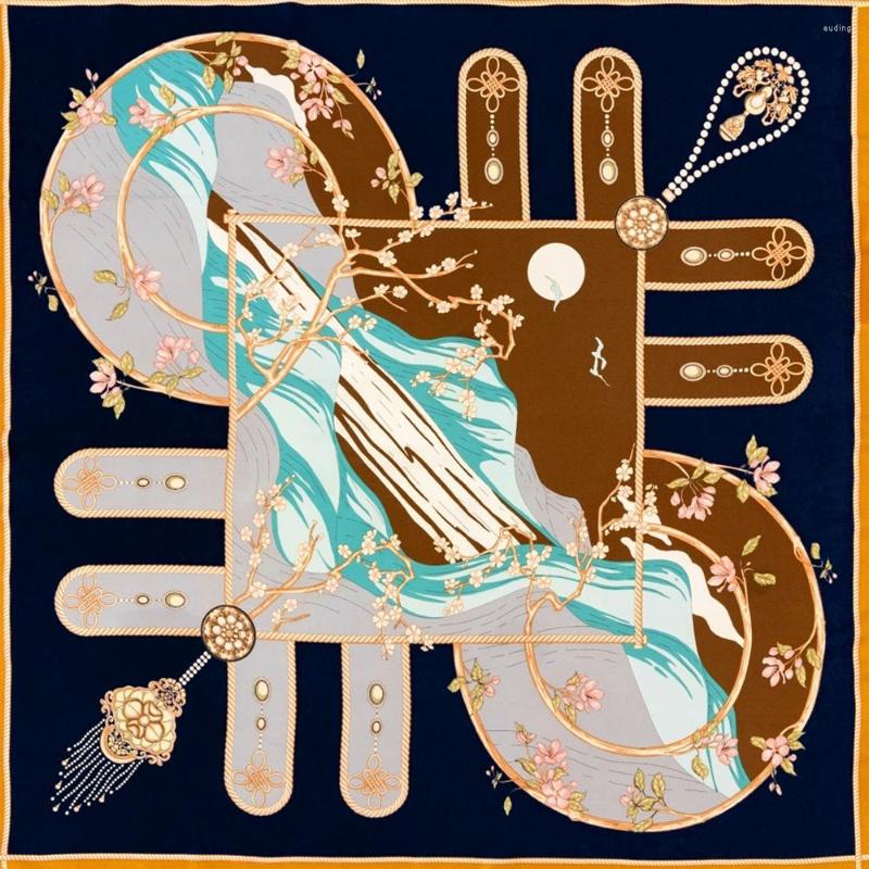 Scarves 90cm Brand Twill Silk Square Scarf Women Hem Shawl Luxury Hijab Design Bandana Hand Rolled Head
Scarves 90cm Brand Twill Silk Square Scarf Women Hem Shawl Luxury Hijab Design Bandana Hand Rolled Head